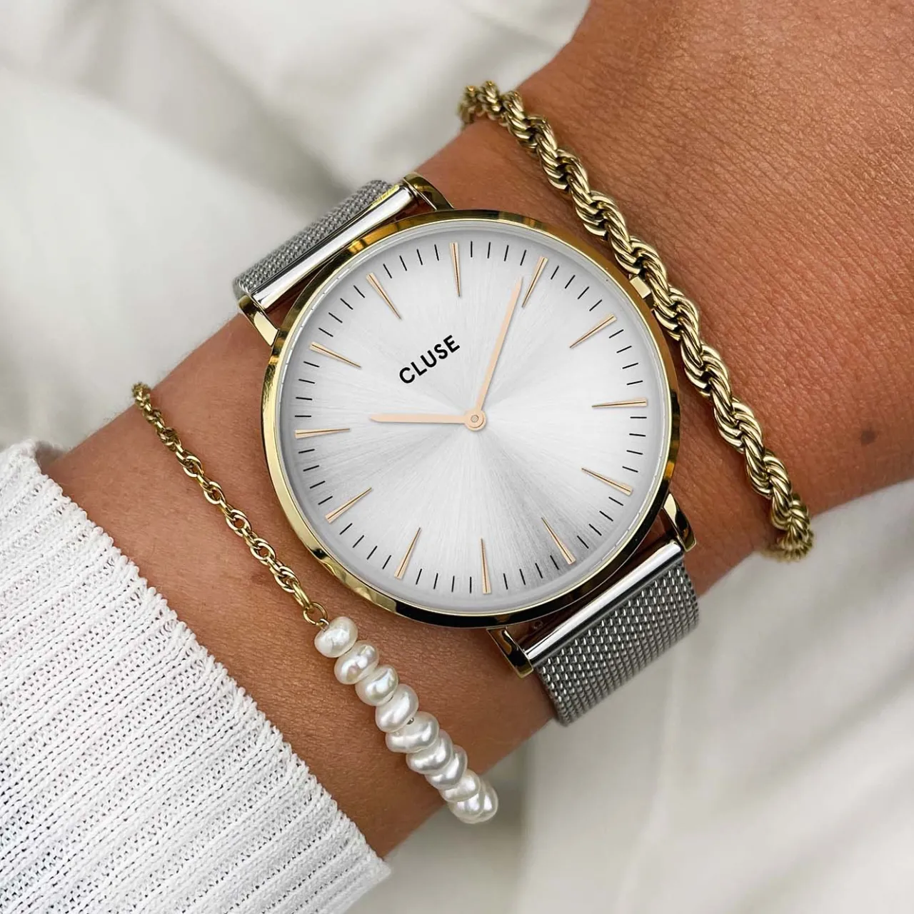 Femme CLUSE Boho Chic Mesh Bicolour