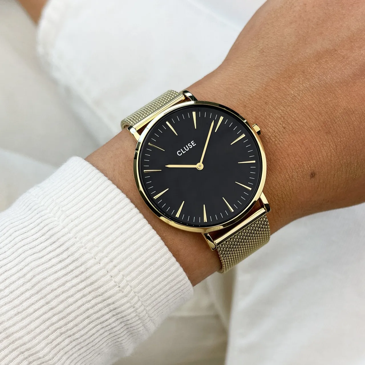 Femme CLUSE Boho Chic Mesh Gold/Black