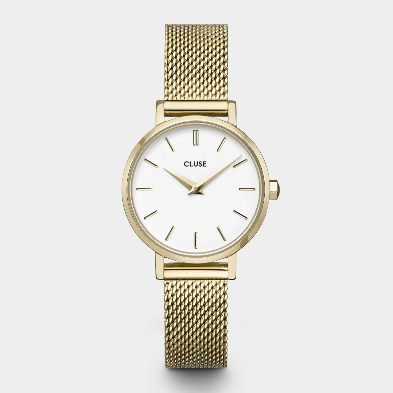 Femme CLUSE Boho Chic Petite Mesh White, Gold Colour