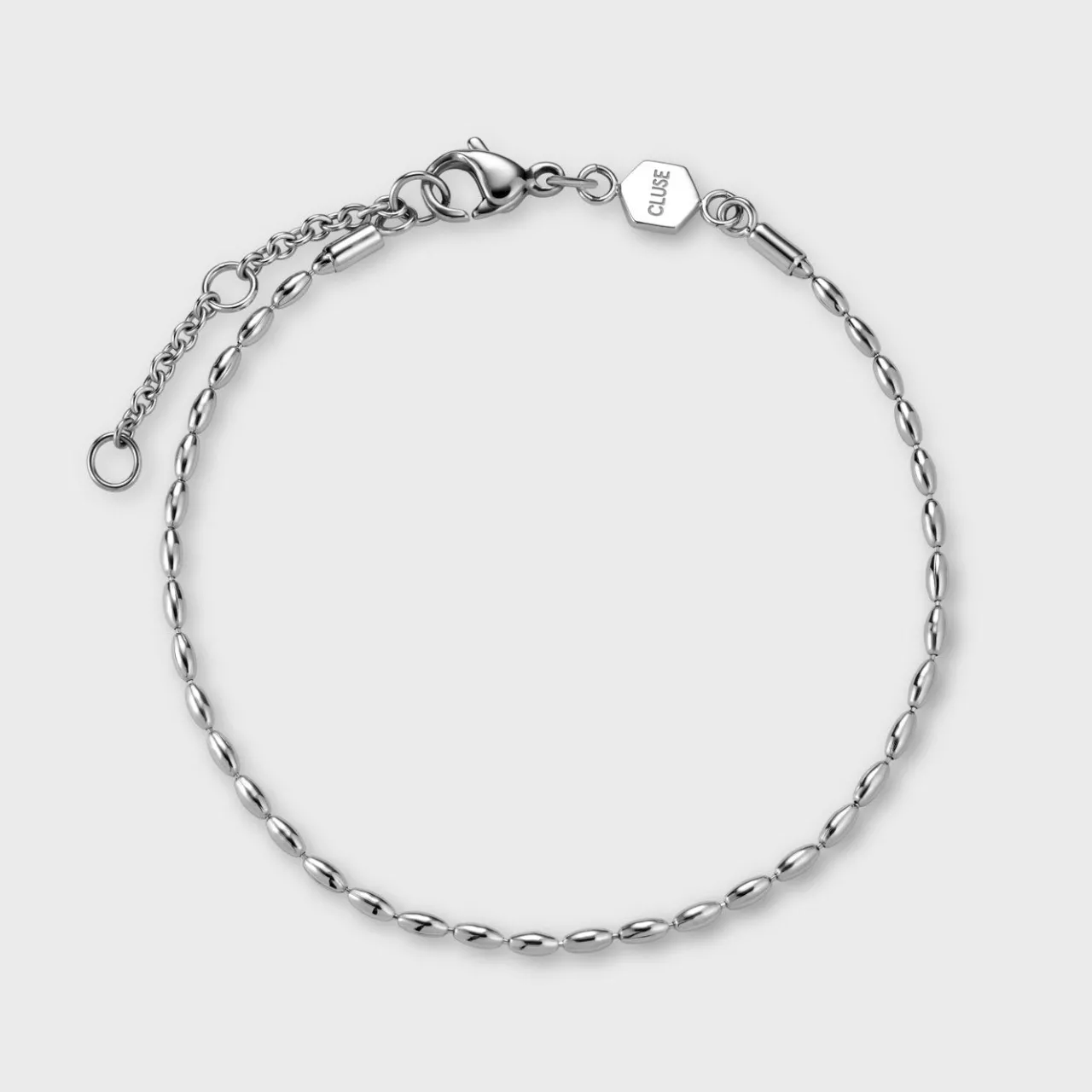 CLUSE Essentielle Bead Bracelet Silver Colour