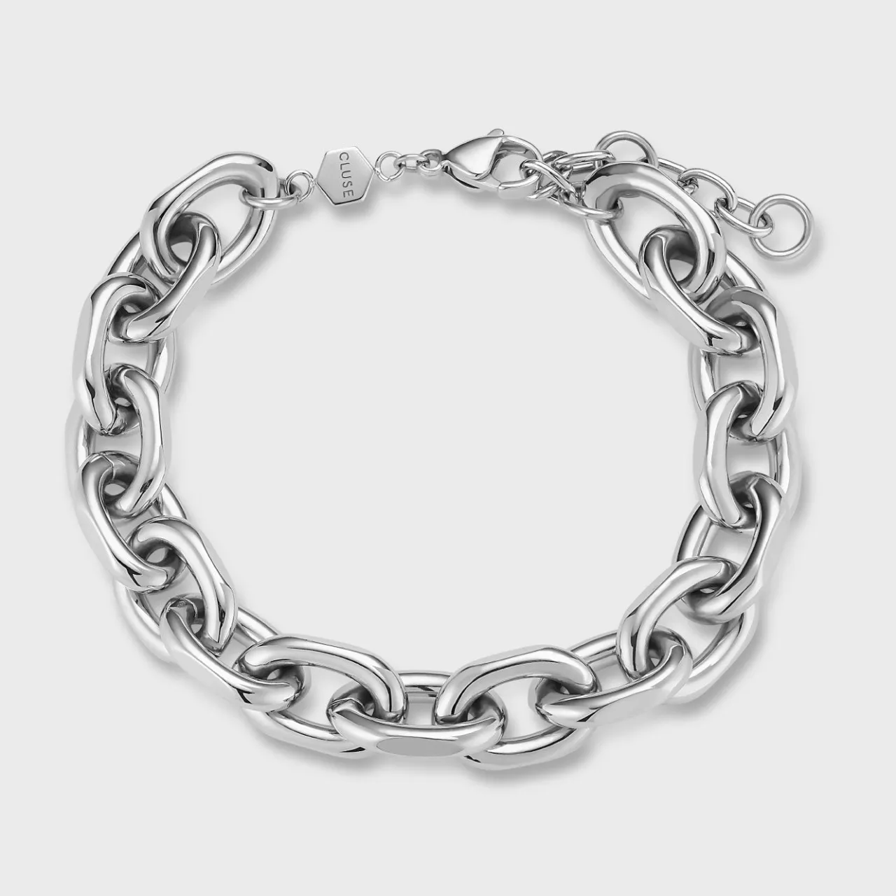 CLUSE Essentielle Chunky Chain Bracelet Silver Colour