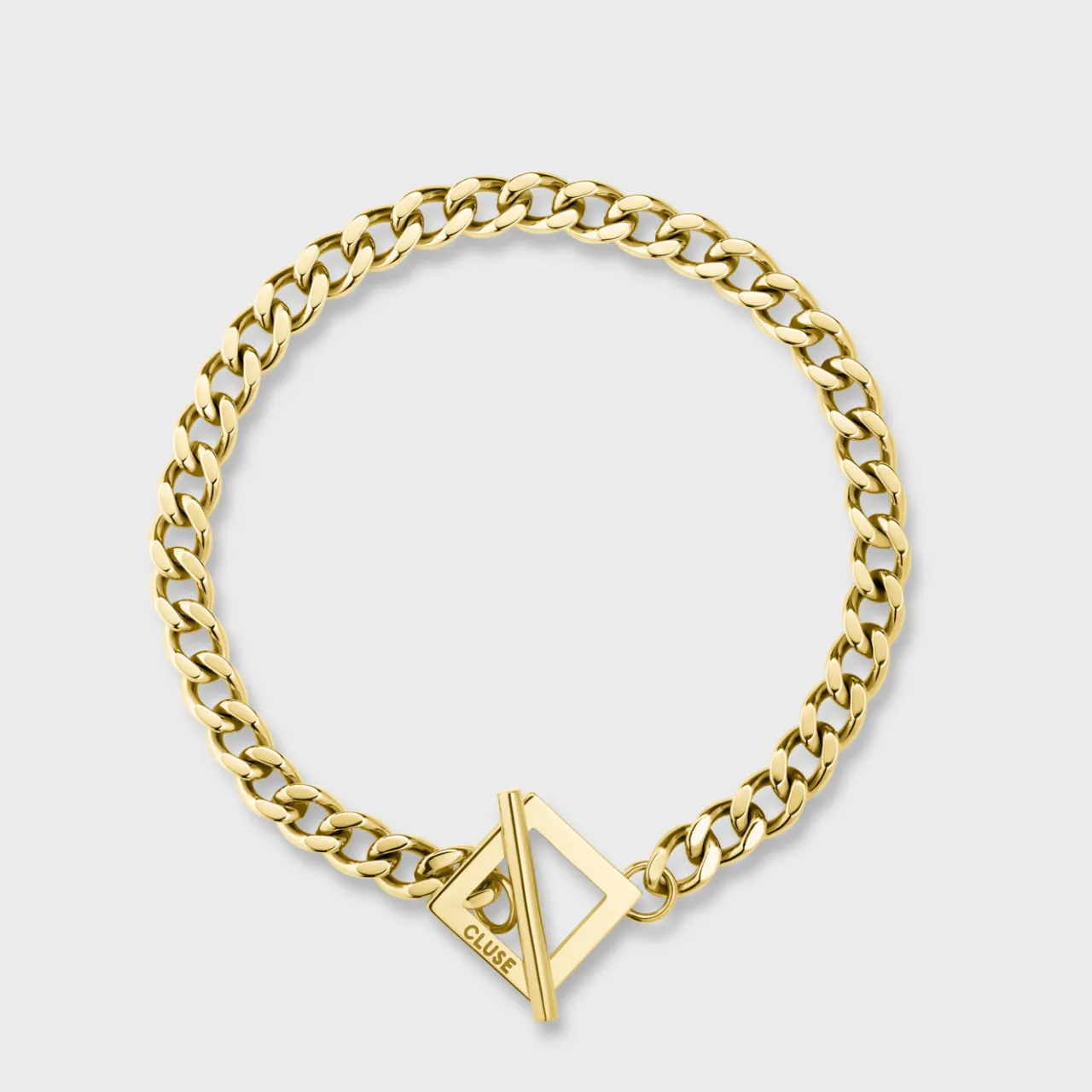 CLUSE Essentielle Denim Chain Bracelet, Gold Colour