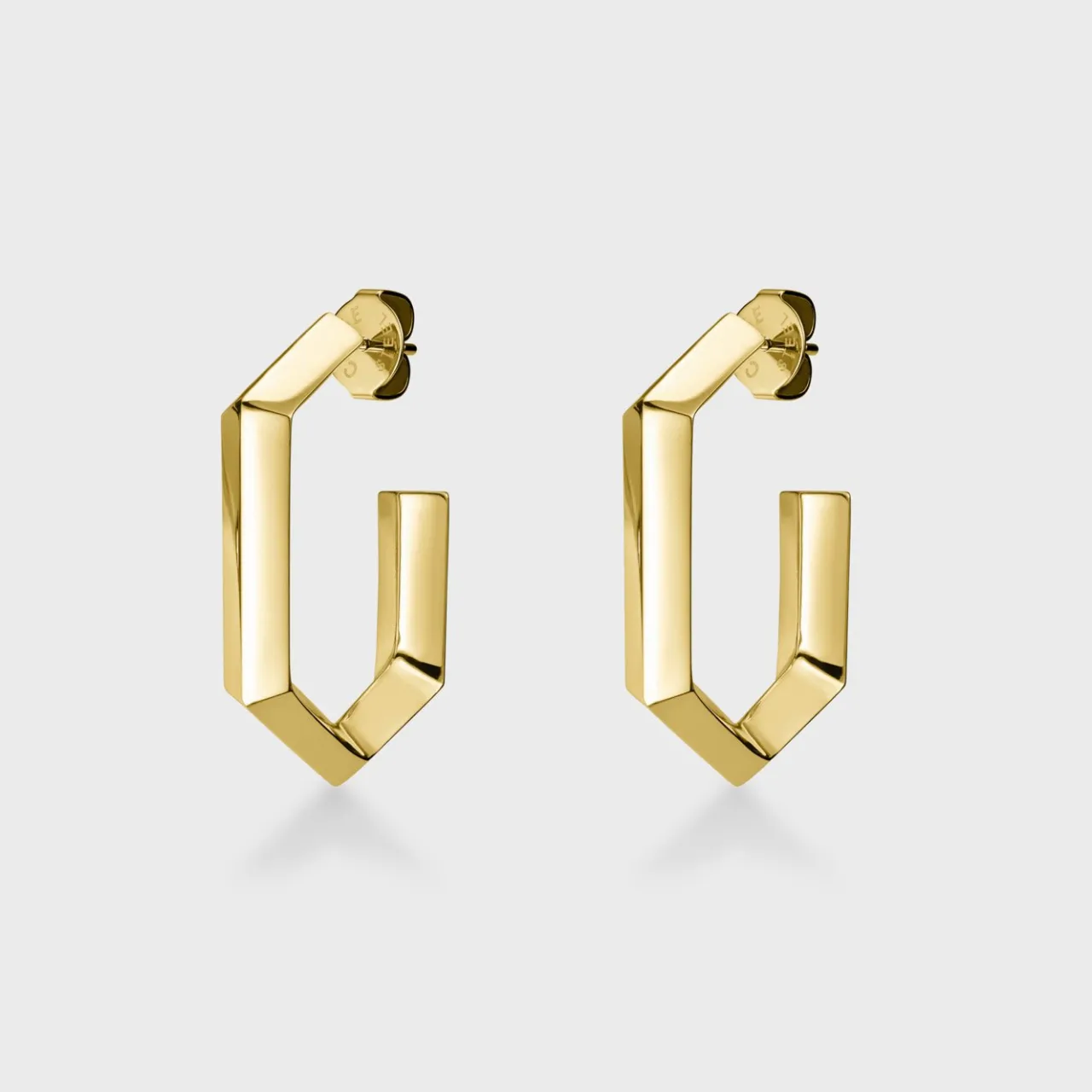 CLUSE Essentielle Hexagon Earrings Gold Colour