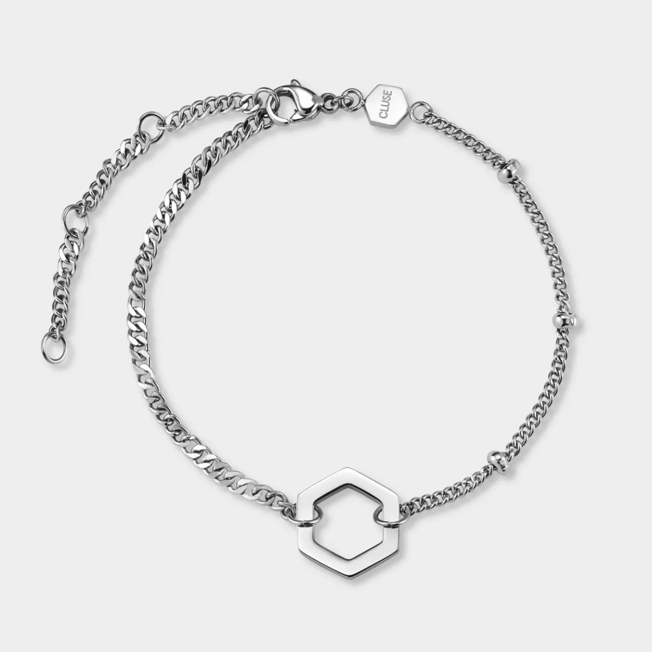CLUSE Essentielle Mix Chain Bracelet Silver Colour