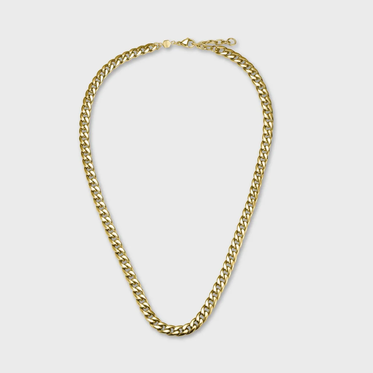 CLUSE Essentielle Necklace Flat Curb Chain Gold Colour