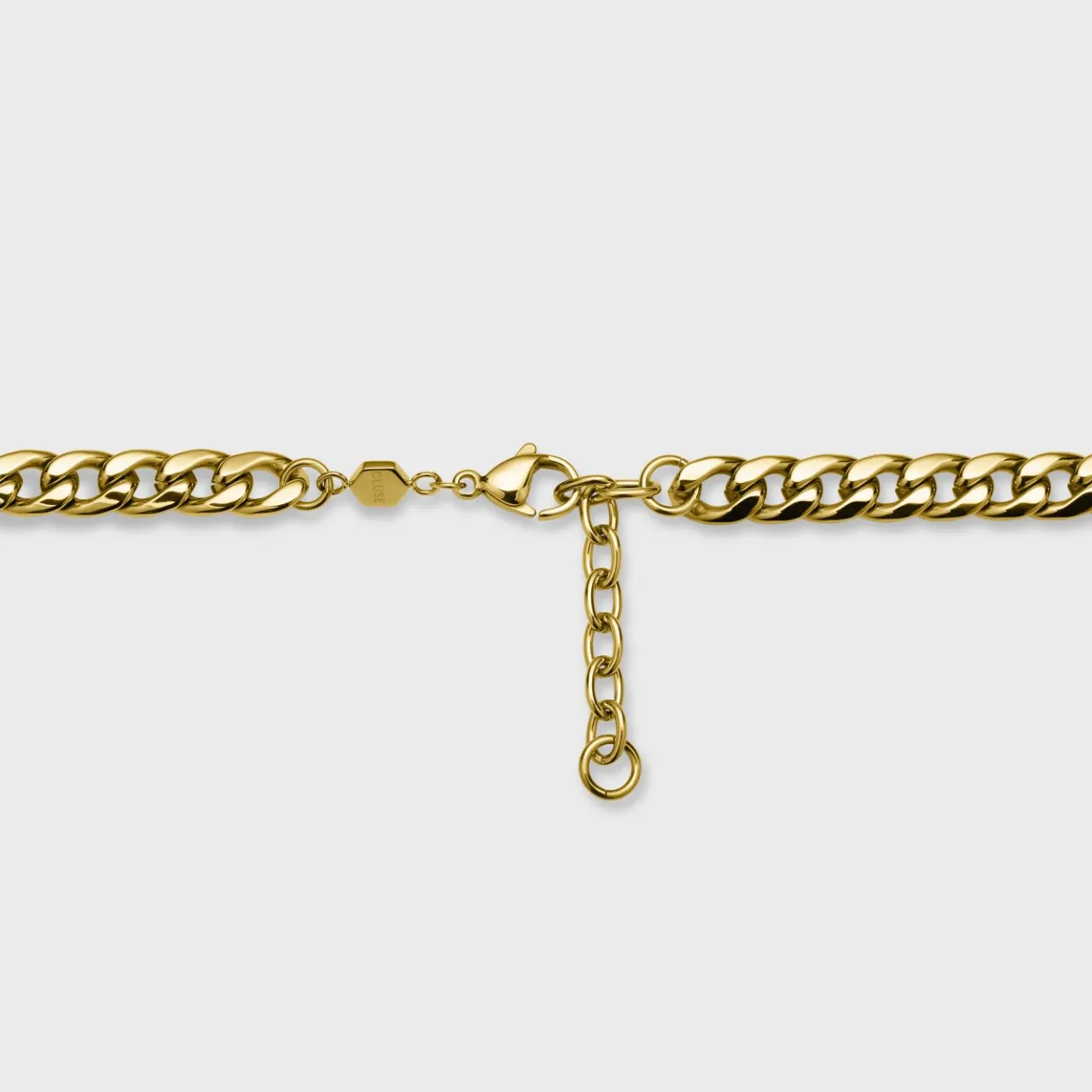 CLUSE Essentielle Necklace Flat Curb Chain Gold Colour