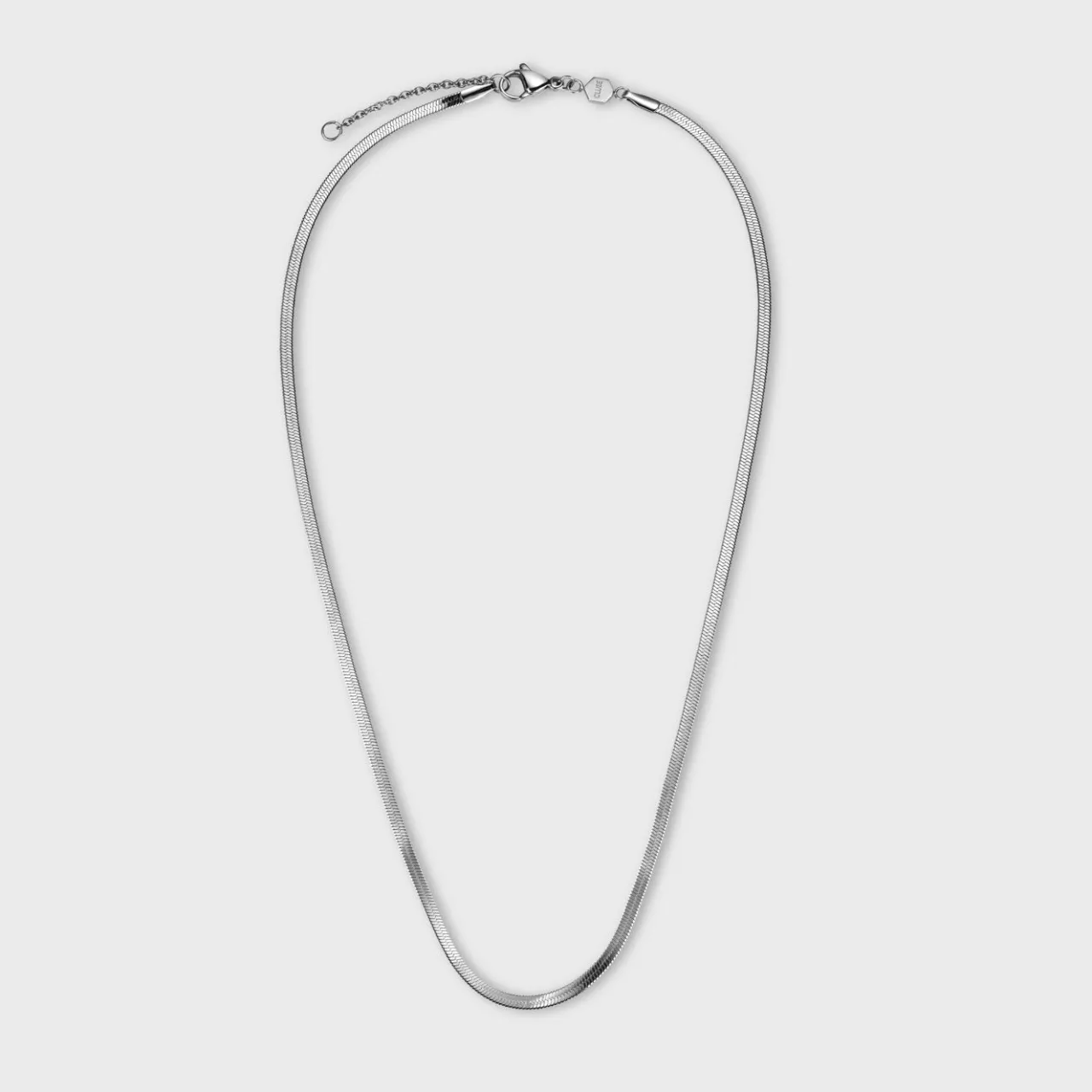 CLUSE Essentielle Snake Necklace Silver Colour