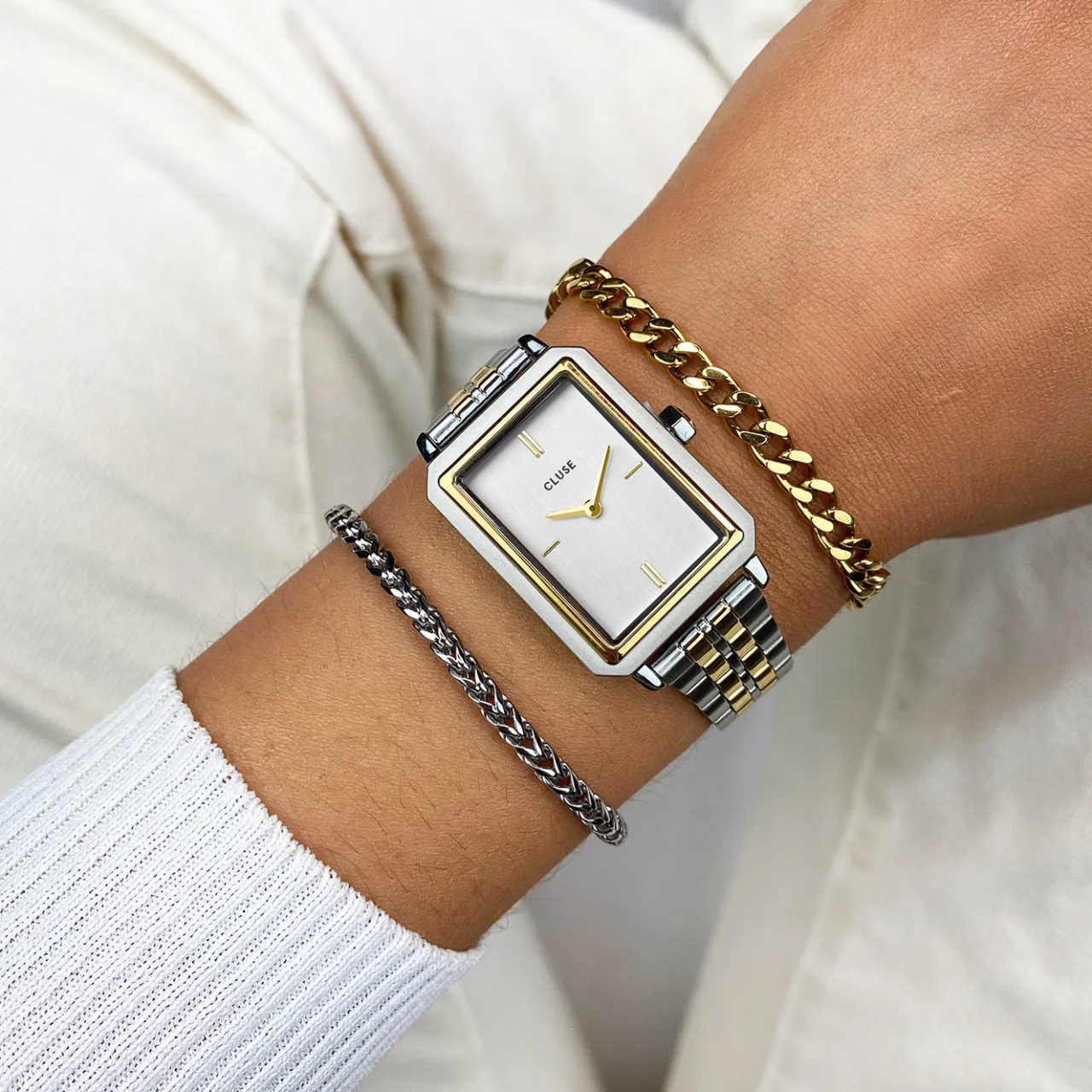 Femme CLUSE Fluette Watch Steel Bicolour