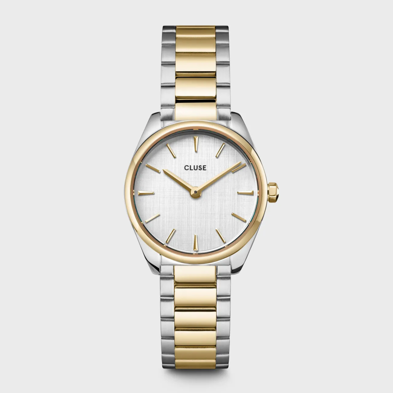 Femme CLUSE Féroce Mini Watch Steel, Silver, Bicolour