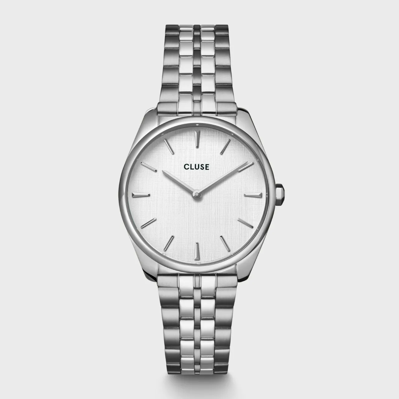 Femme CLUSE Féroce Petite Watch Steel, Silver Linen, Silver Colour