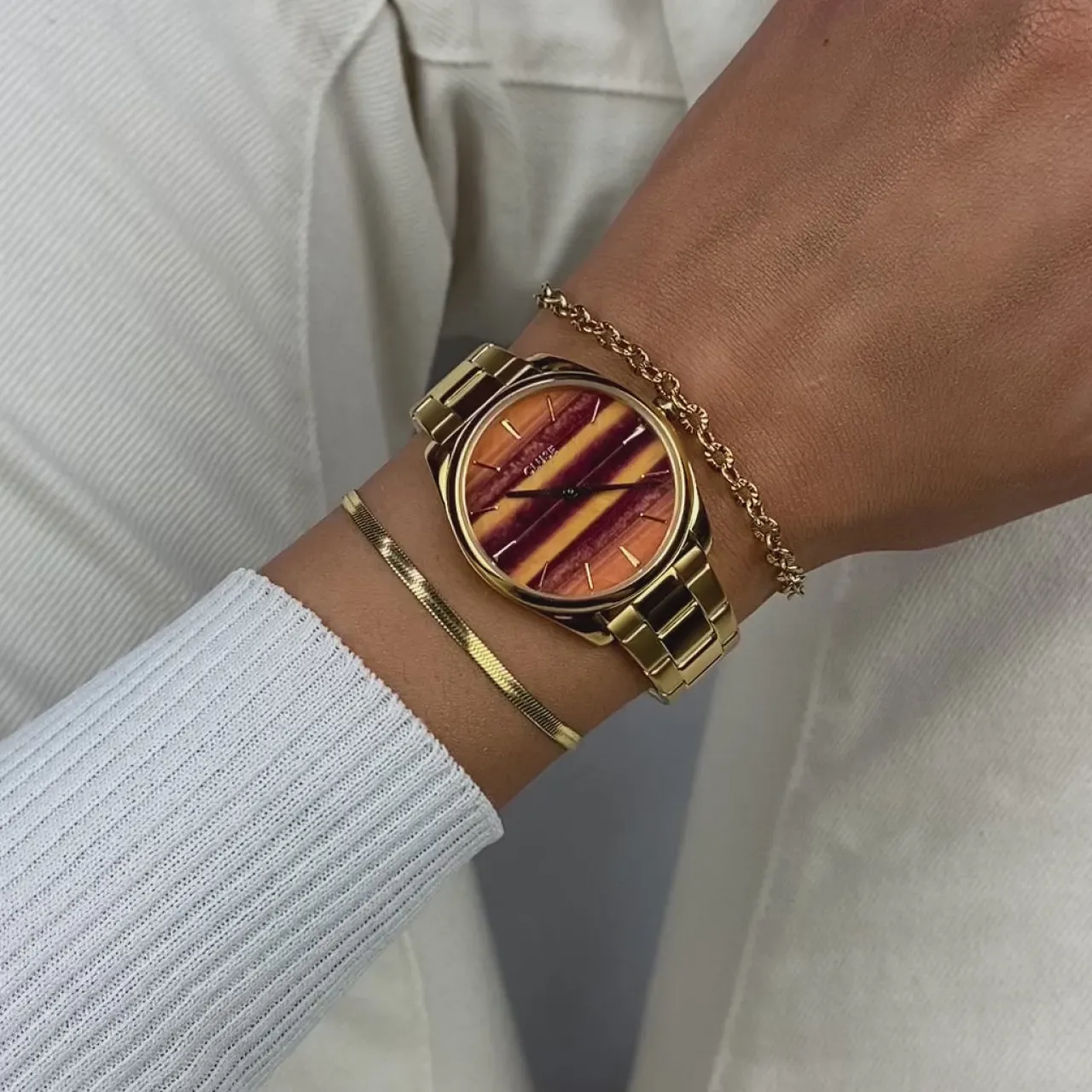 froce_petite_watch_steel_tigers_eye_gold_colour_5-1.webp Femme CLUSE Féroce Petite Watch Steel Tiger's Eye, Gold Colour