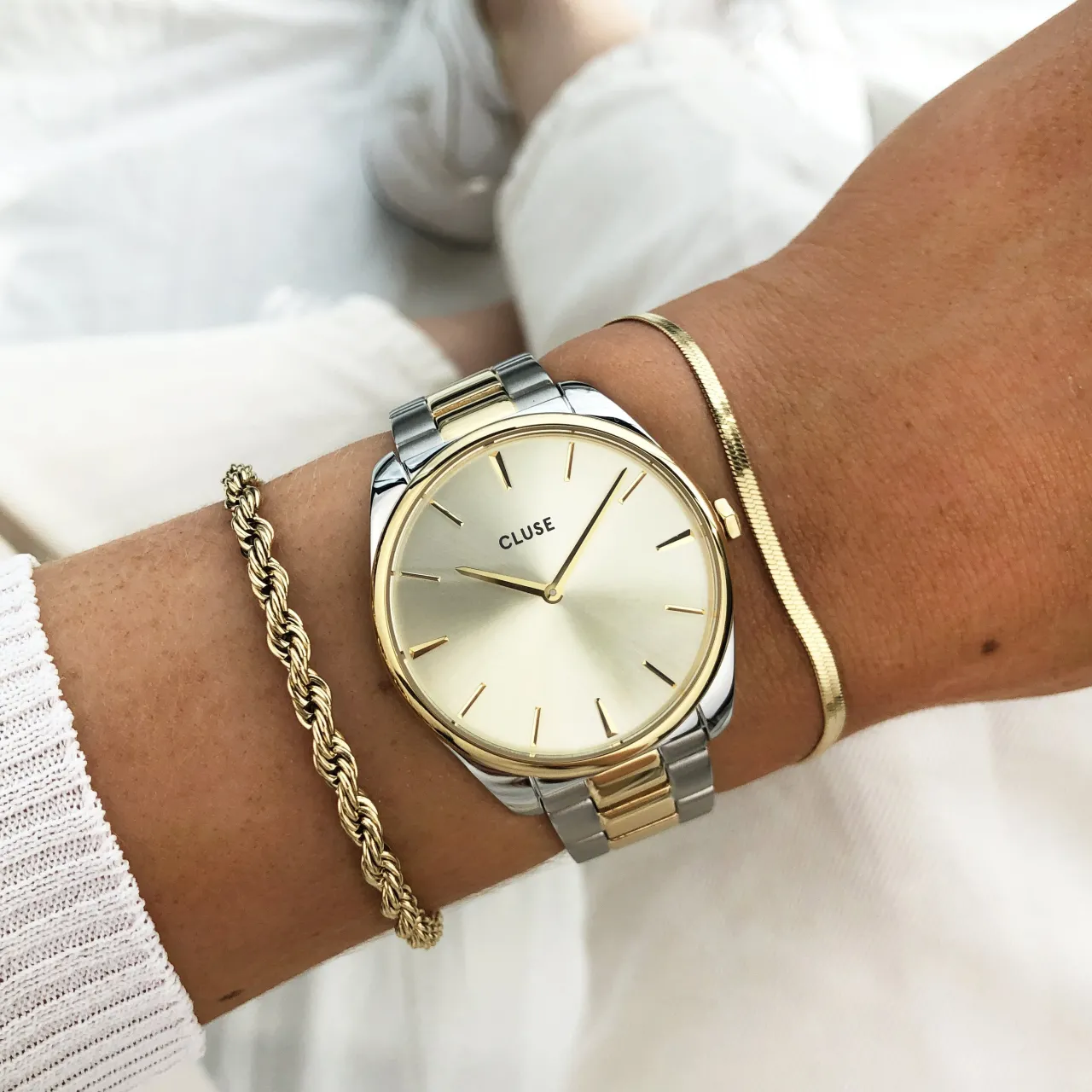 Femme CLUSE Féroce Steel Bicolour