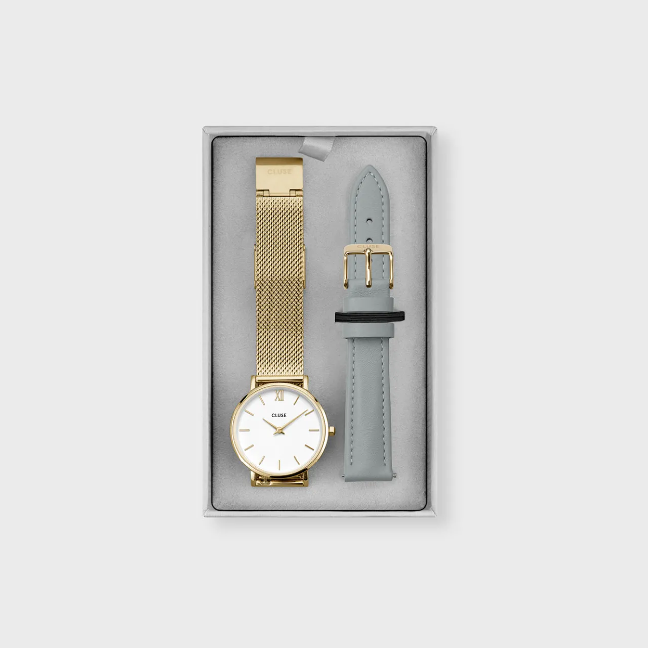 gift_box_minuit_watch_mesh__grey_leather_strap_gold_colour_5-1.webp Femme CLUSE Gift Box Minuit Watch Mesh & Grey Leather Strap, Gold Colour