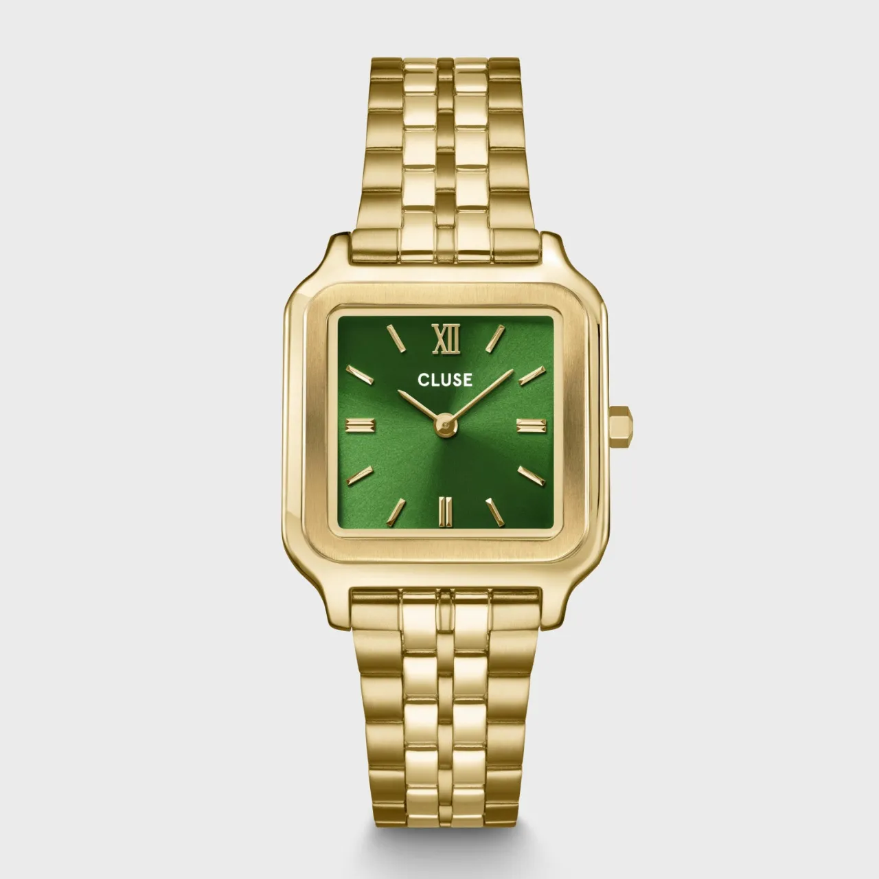 Femme CLUSE Gracieuse Watch Steel, Forest Green, Gold Colour