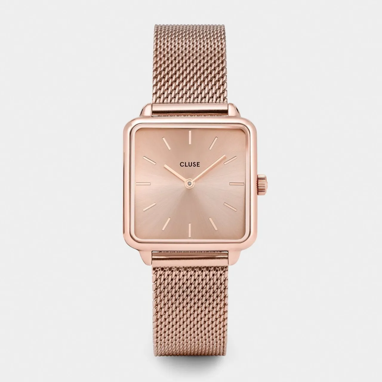 Femme CLUSE La Tétragone Mesh Full Rose Gold