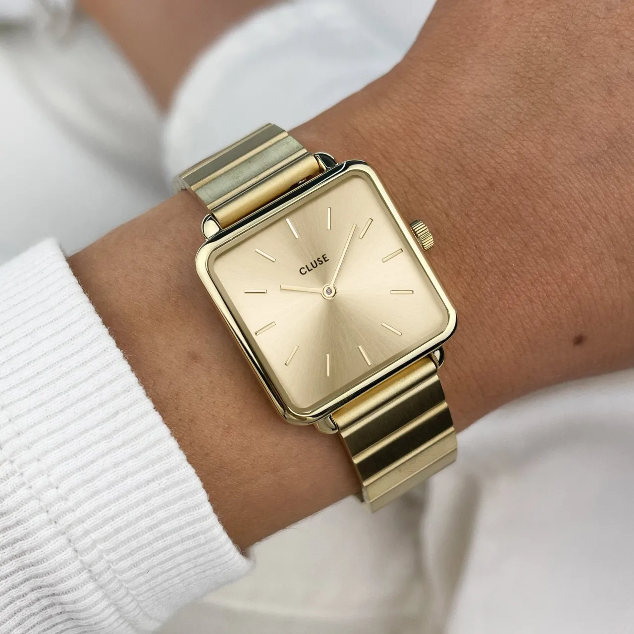 Femme CLUSE La Tétragone Steel, Gold Colour