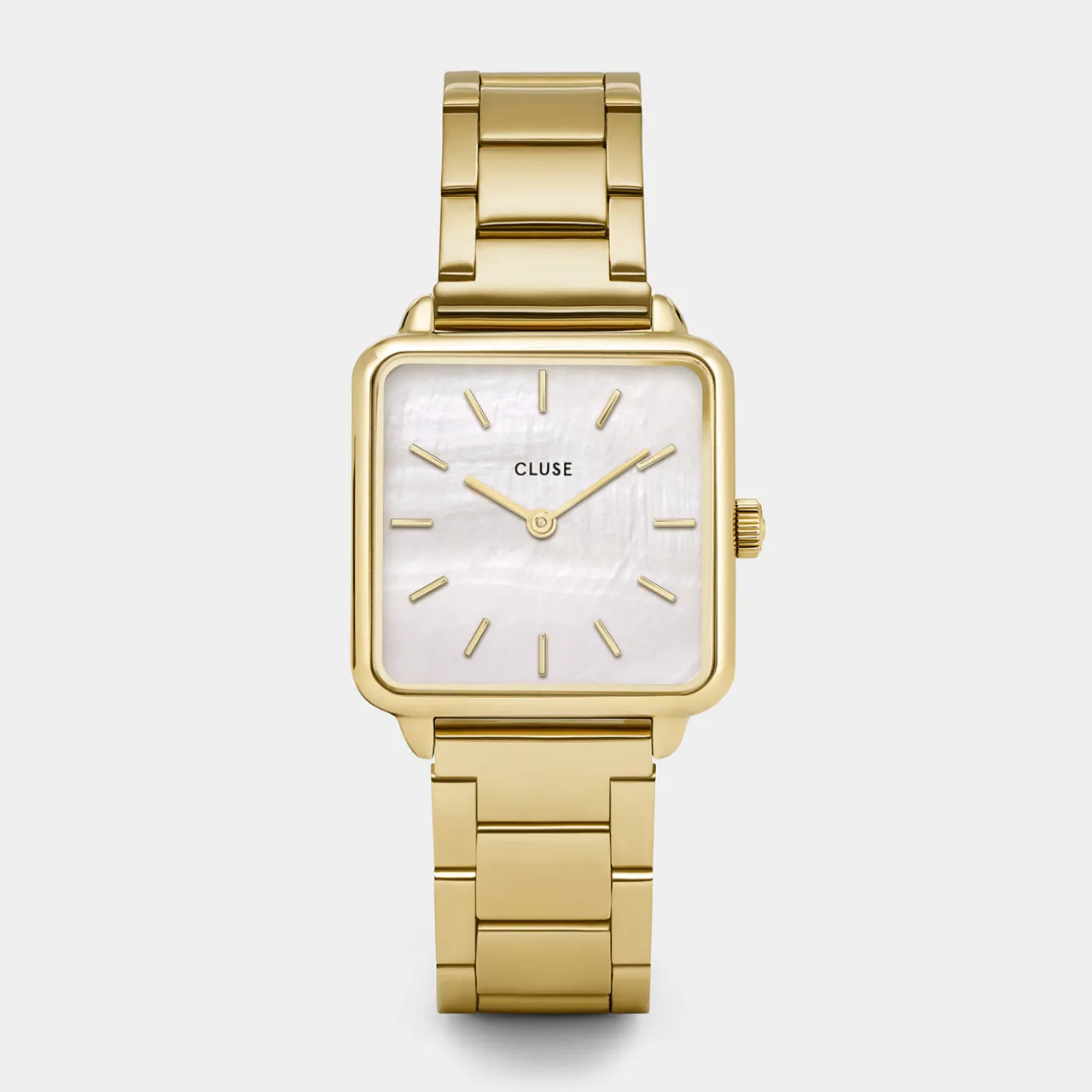 Femme CLUSE La Tétragone Steel White Pearl, Gold Colour
