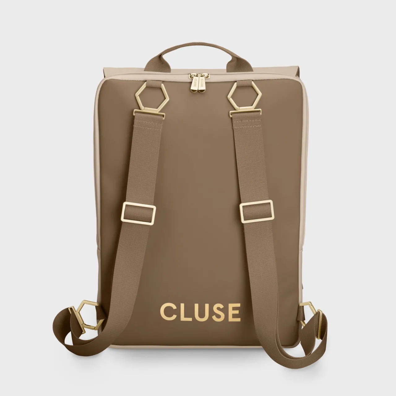 le_rversible_backpack_beige_dark_brown_gold_colour_3-1.webp CLUSE Le Réversible Backpack, Beige Dark Brown, Gold Colour