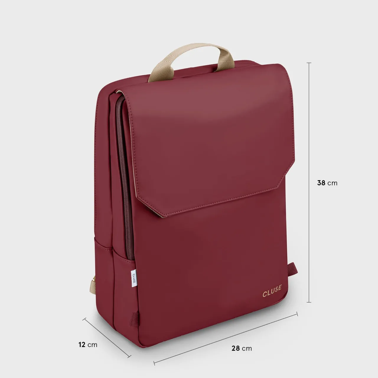 le_rversible_backpack_bordeaux_beige_gold_colour_10-1.webp CLUSE Le Réversible Backpack, Bordeaux Beige, Gold Colour
