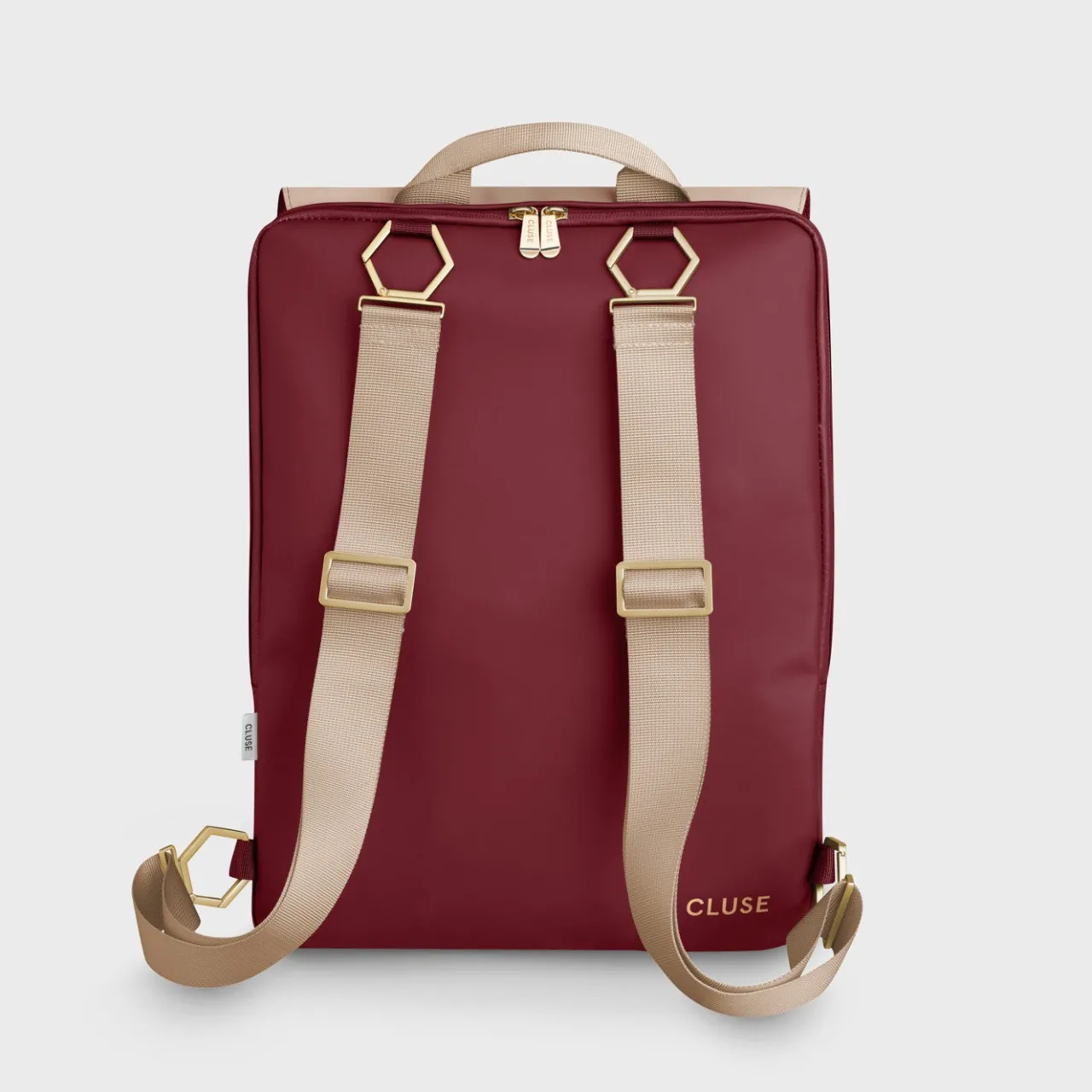 le_rversible_backpack_bordeaux_beige_gold_colour_5-1.webp CLUSE Le Réversible Backpack, Bordeaux Beige, Gold Colour