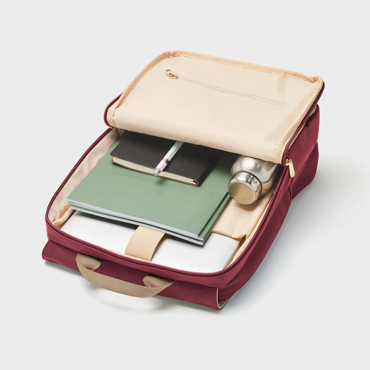 le_rversible_backpack_bordeaux_beige_gold_colour_9-1.webp CLUSE Le Réversible Backpack, Bordeaux Beige, Gold Colour