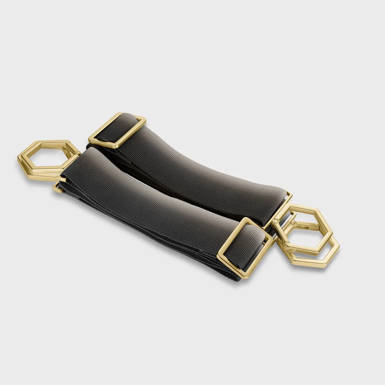 CLUSE Le Réversible Straps, Ombre Black Beige, Gold Colour