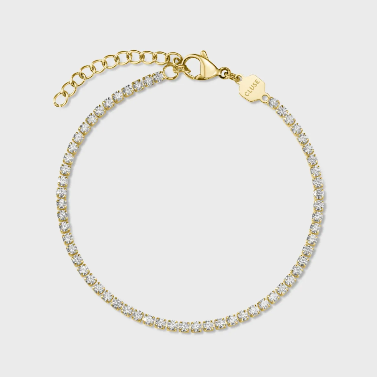 CLUSE Élevé Tennis Bracelet, Gold Colour