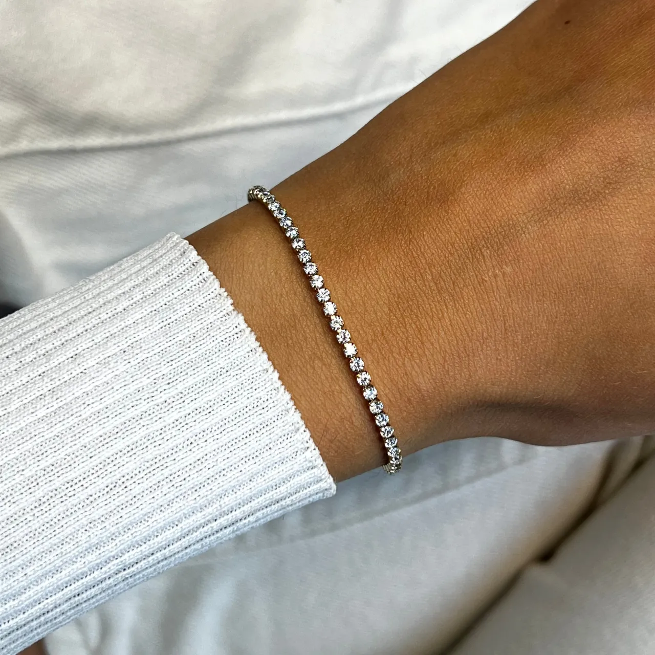 CLUSE Élevé Tennis Bracelet, Gold Colour