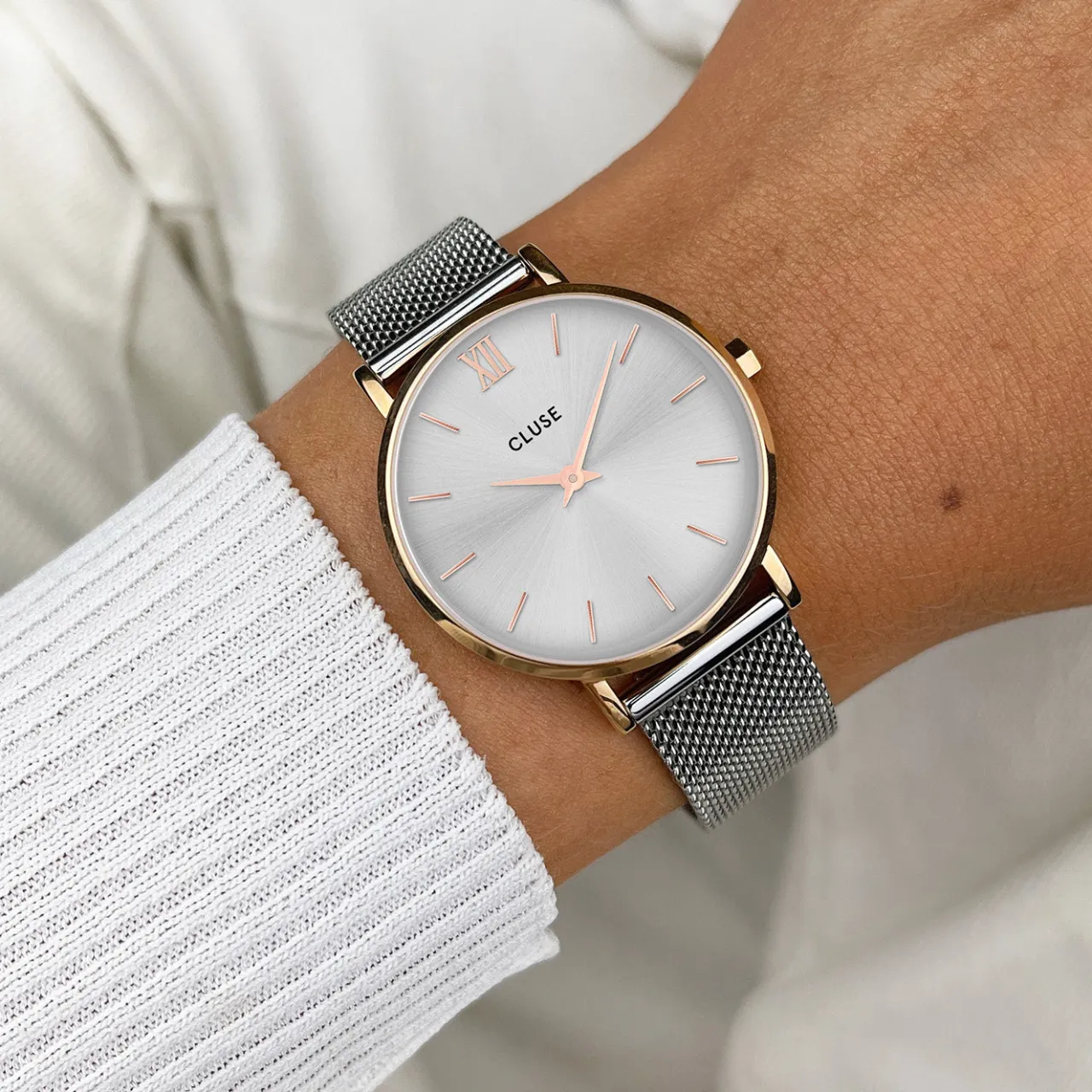 Femme CLUSE Minuit Mesh Bicolour