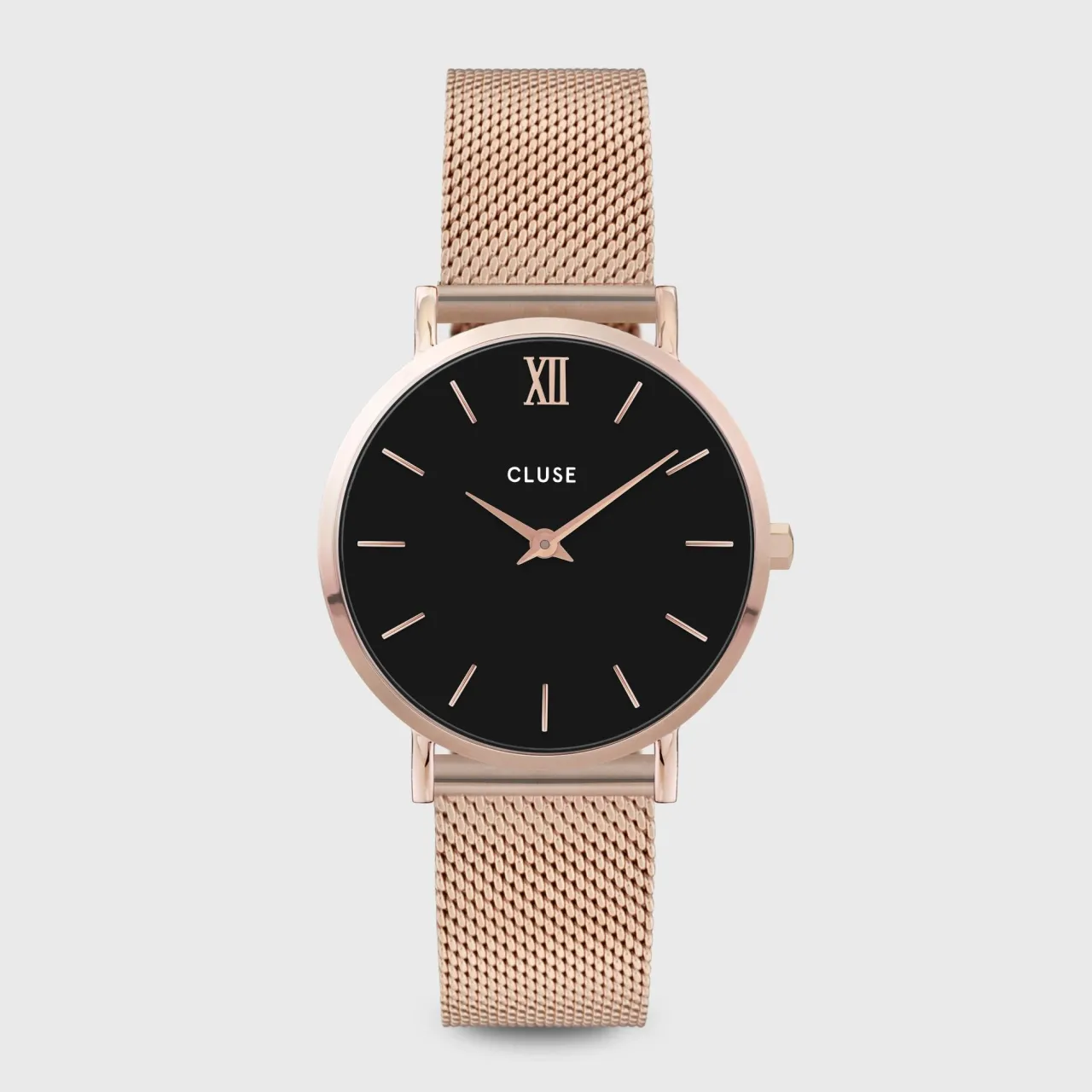 Femme CLUSE Minuit Mesh Black, Rose Gold Colour