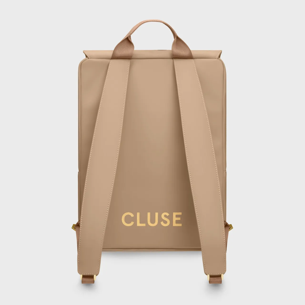 CLUSE Nuitée Backpack, Almond, Gold Colour