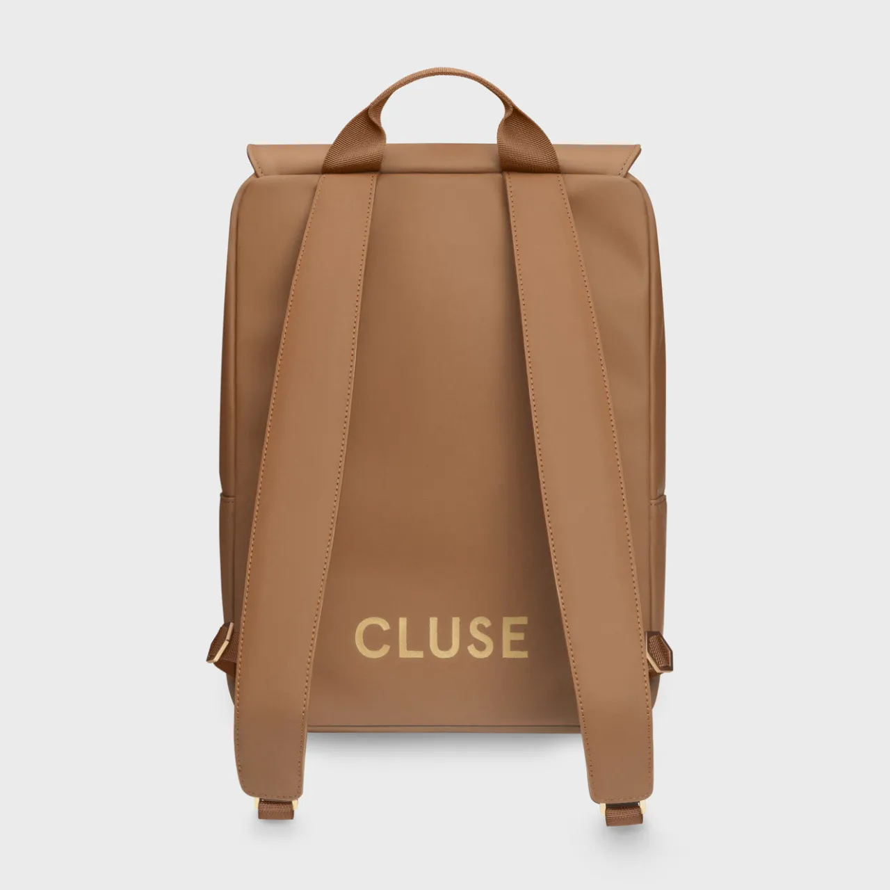 CLUSE Nuitée Backpack, Camel, Gold Colour