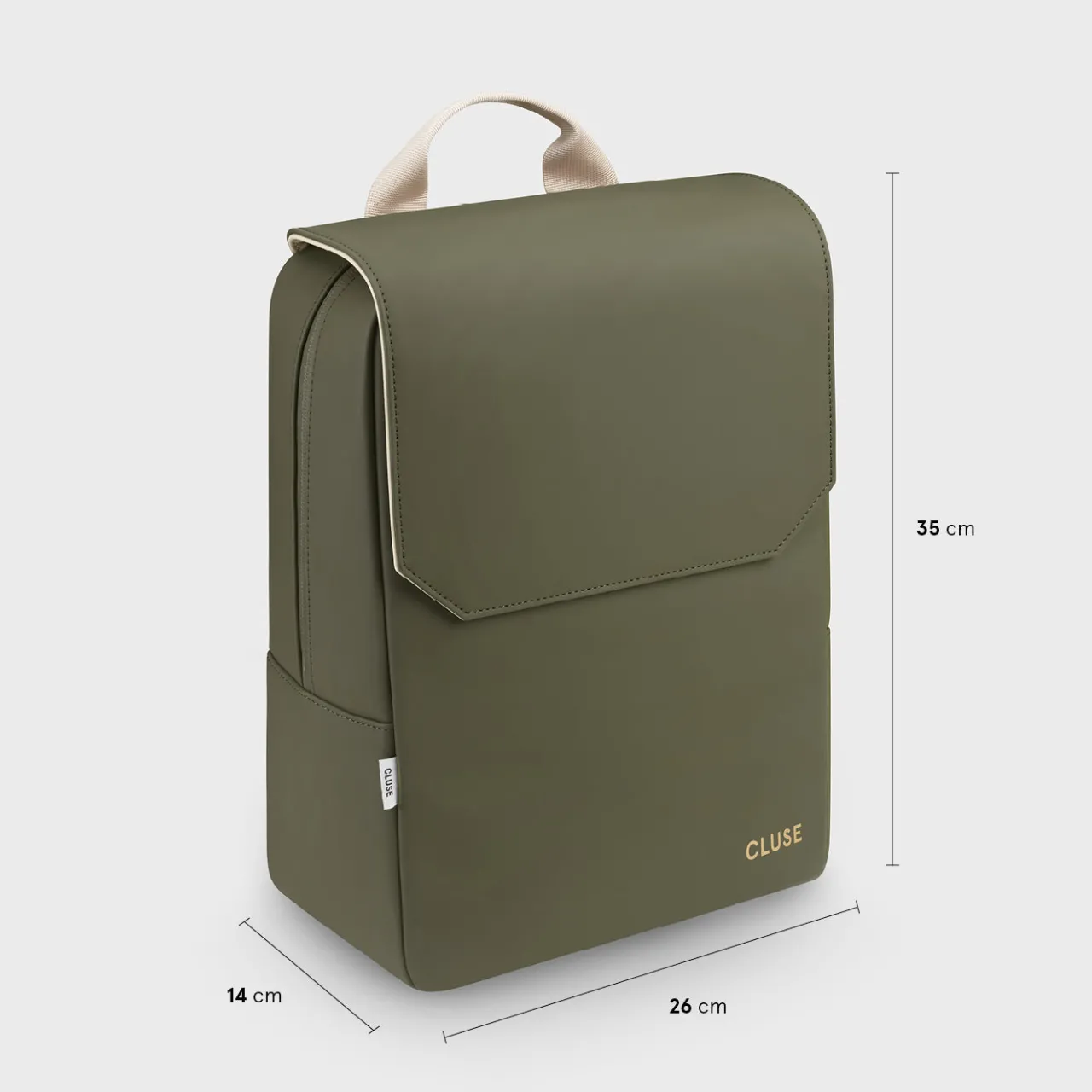 nuite_backpack_dark_green_beige_gold_colour_5-1.webp CLUSE Nuitée Backpack, Dark Green Beige, Gold Colour