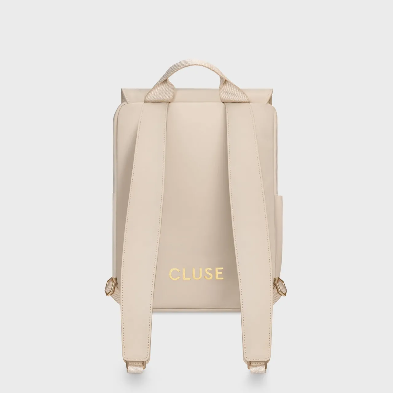 CLUSE Nuitée Petite Backpack, Beige, Gold Colour