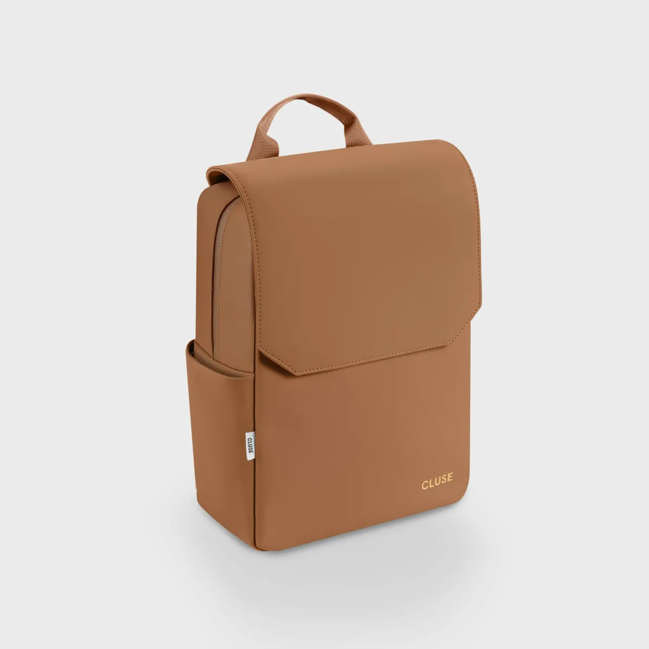 CLUSE Nuitée Petite Backpack, Camel, Gold Colour