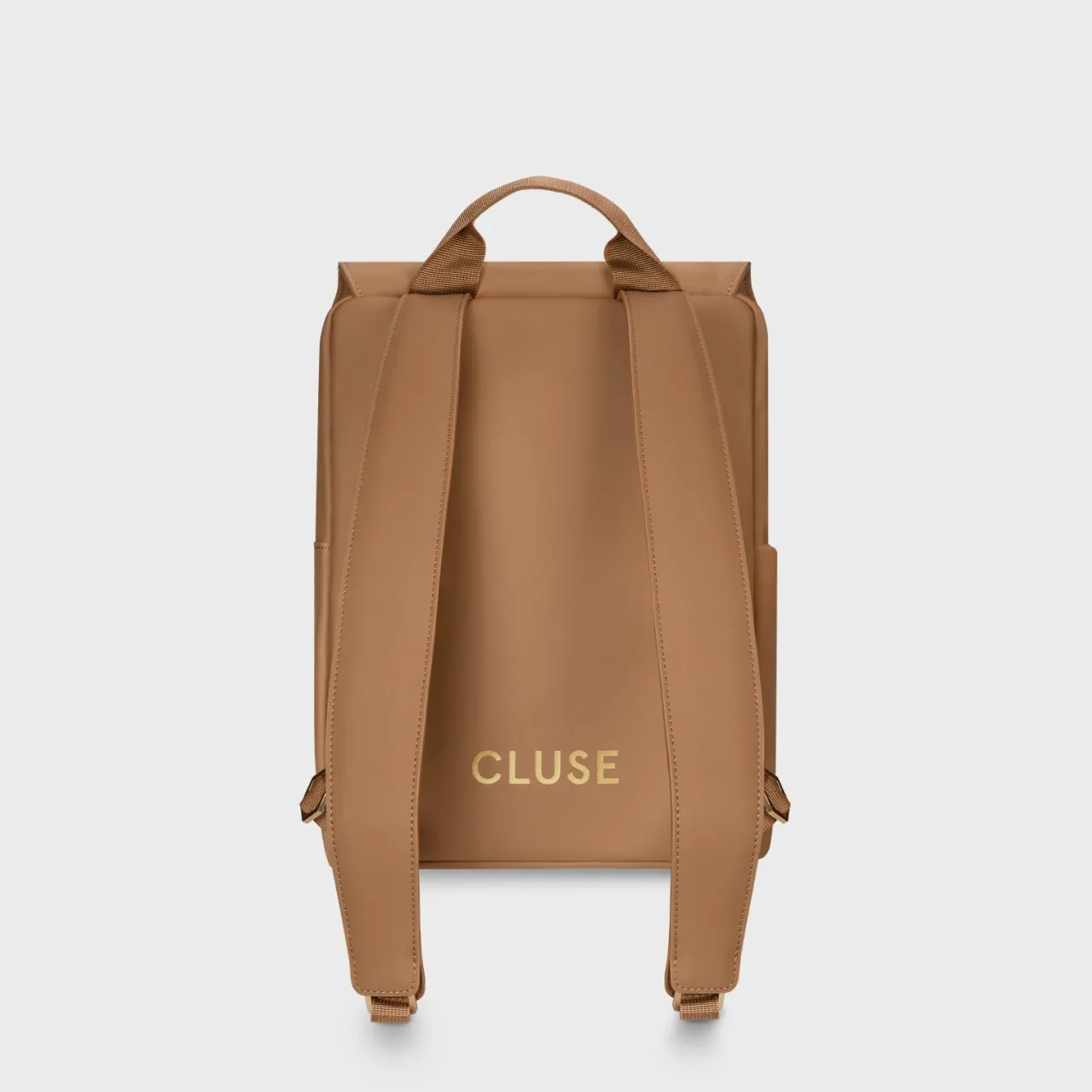 CLUSE Nuitée Petite Backpack, Camel, Gold Colour