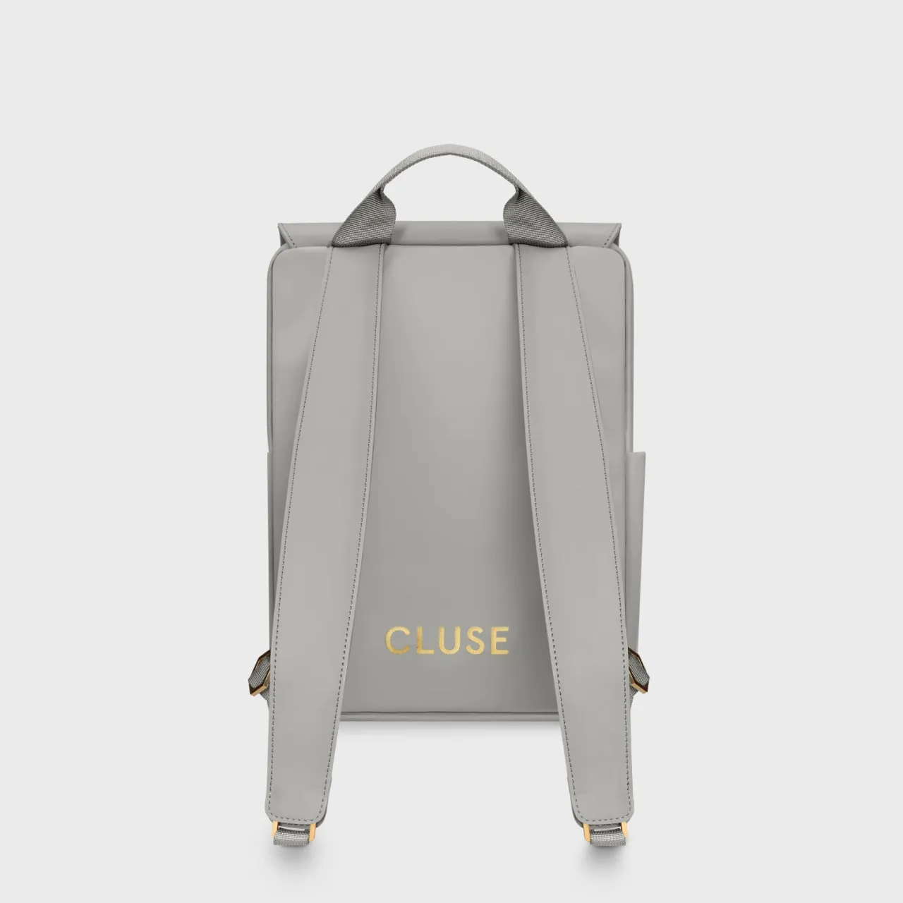 CLUSE Nuitée Petite Backpack, Light Grey, Gold Colour