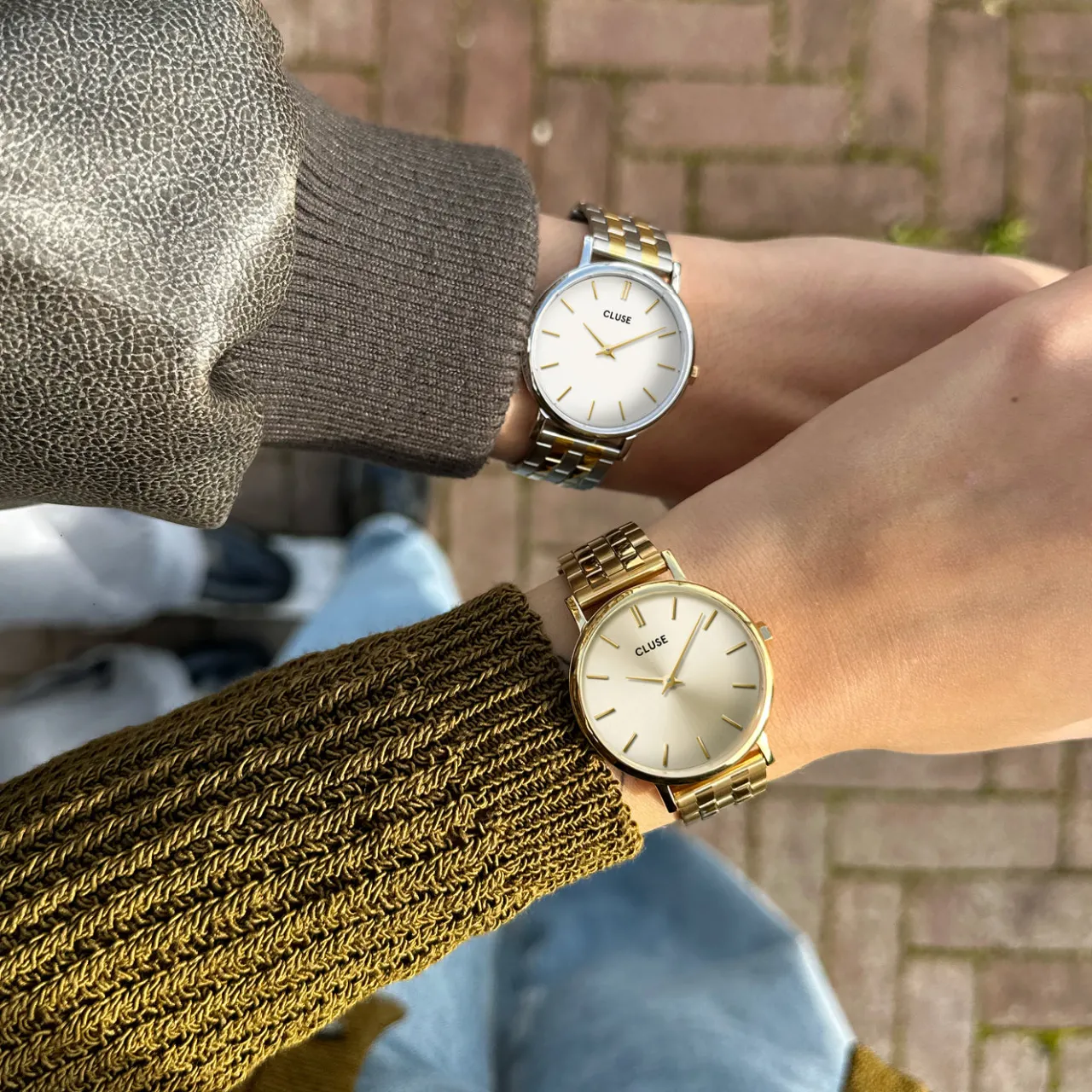 pavane_petite__steel_watch_coconut_milk_bicolour_5-1.webp Femme CLUSE Pavane Petite 2.0 Steel Watch Coconut Milk, Bicolour