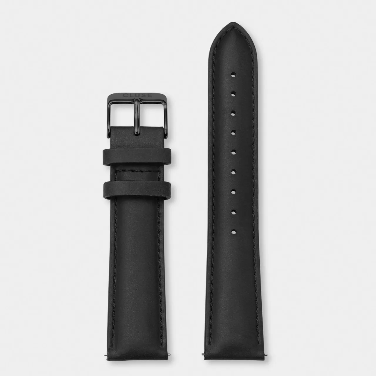 Homme CLUSE Strap 20 mm Leather Full Black