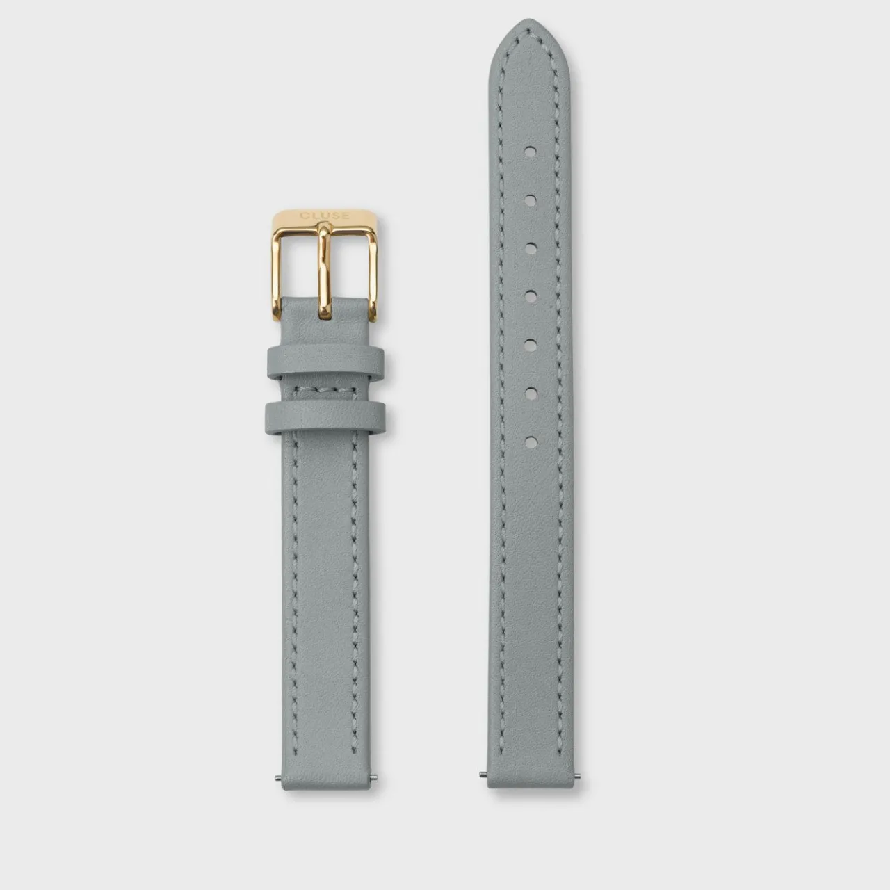 Femme CLUSE Strap 12 mm Leather Grey, Gold Colour
