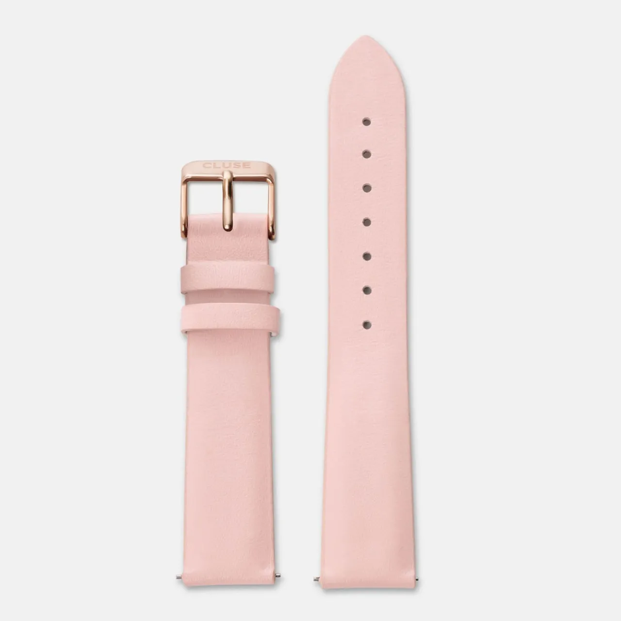 Femme CLUSE Strap 18 mm Leather Pink, Rose Gold Colour