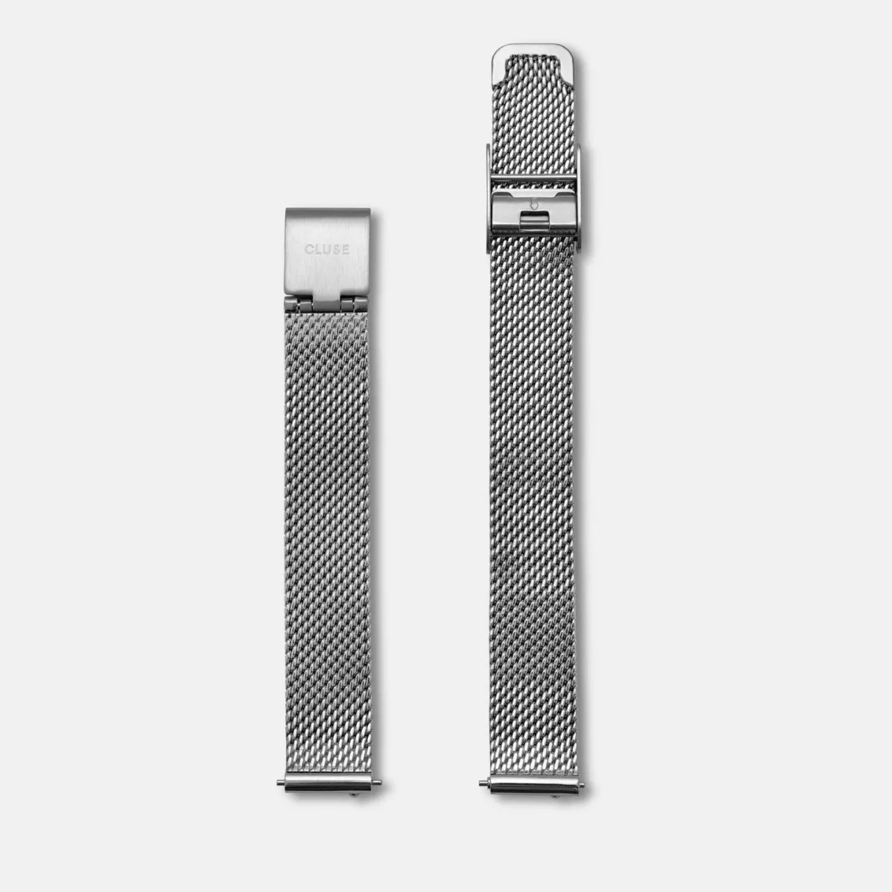 Femme CLUSE Strap 12 mm Mesh Silver Colour