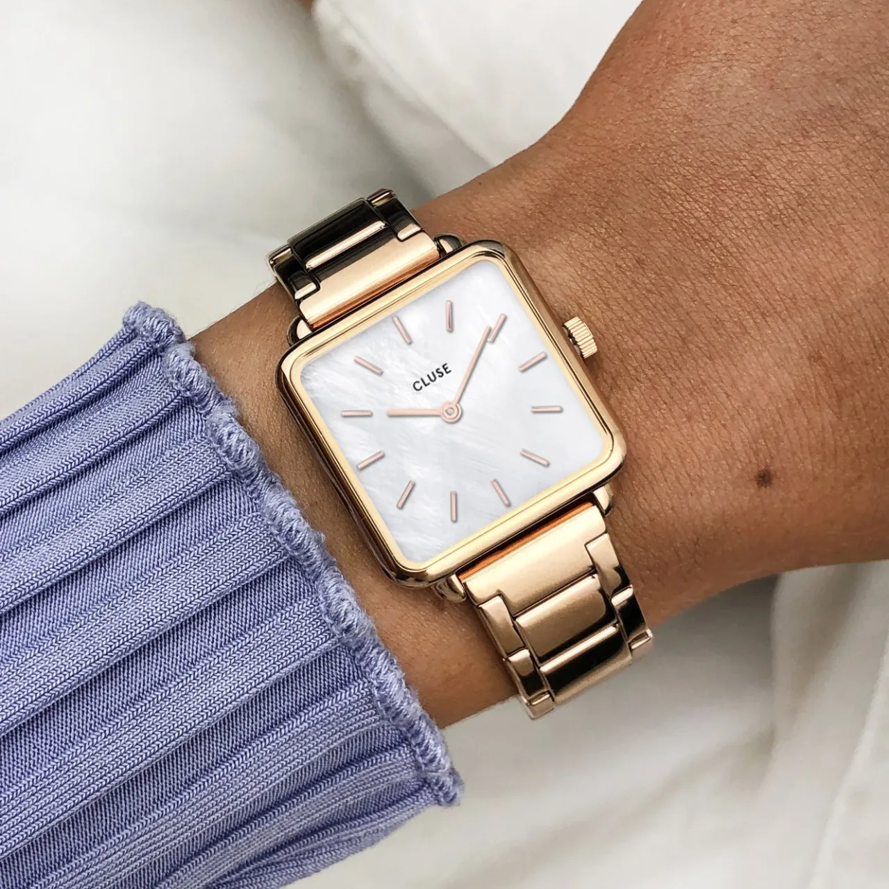 Femme CLUSE Strap 16 mm Steel Rose Gold Colour