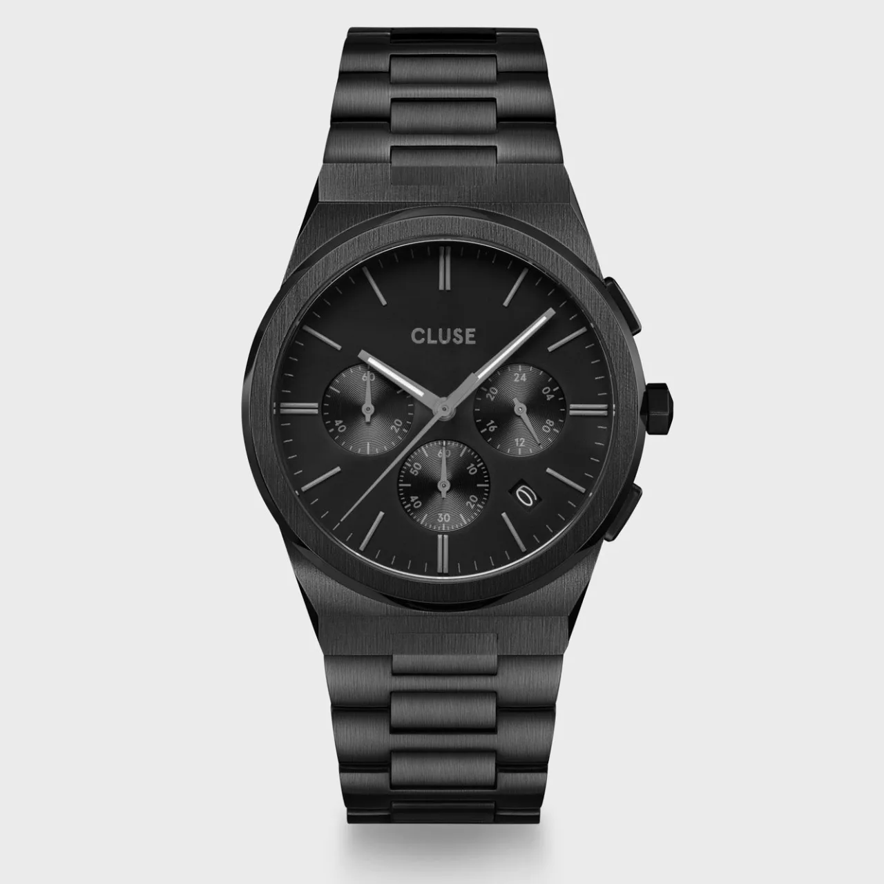 Femme CLUSE Vigoureux Chrono Steel, Full Black